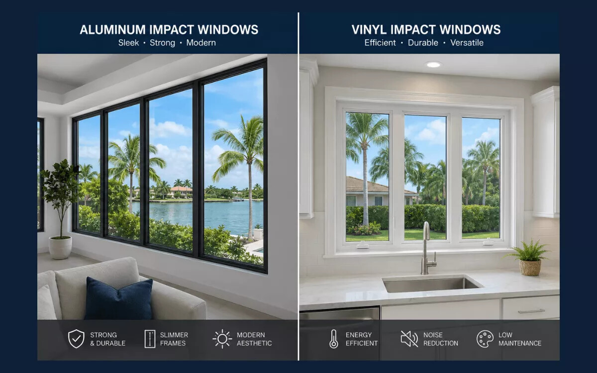 Modern Miami condo with large impact windows and coastal views