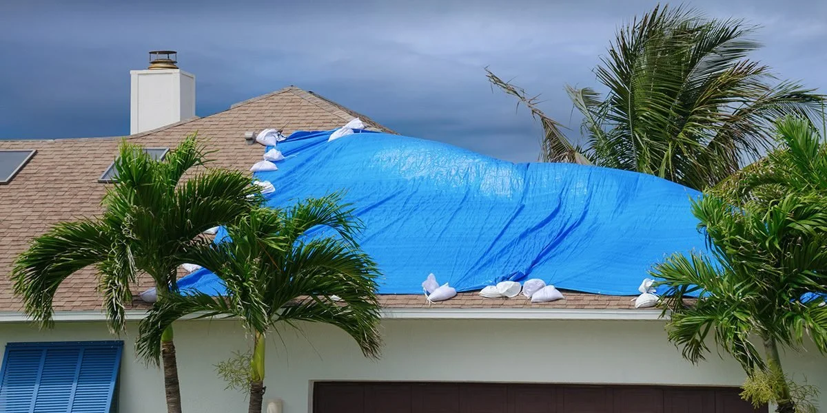 Wind mitigation inspection diagram showing hurricane-resistant roof components for Miami homes